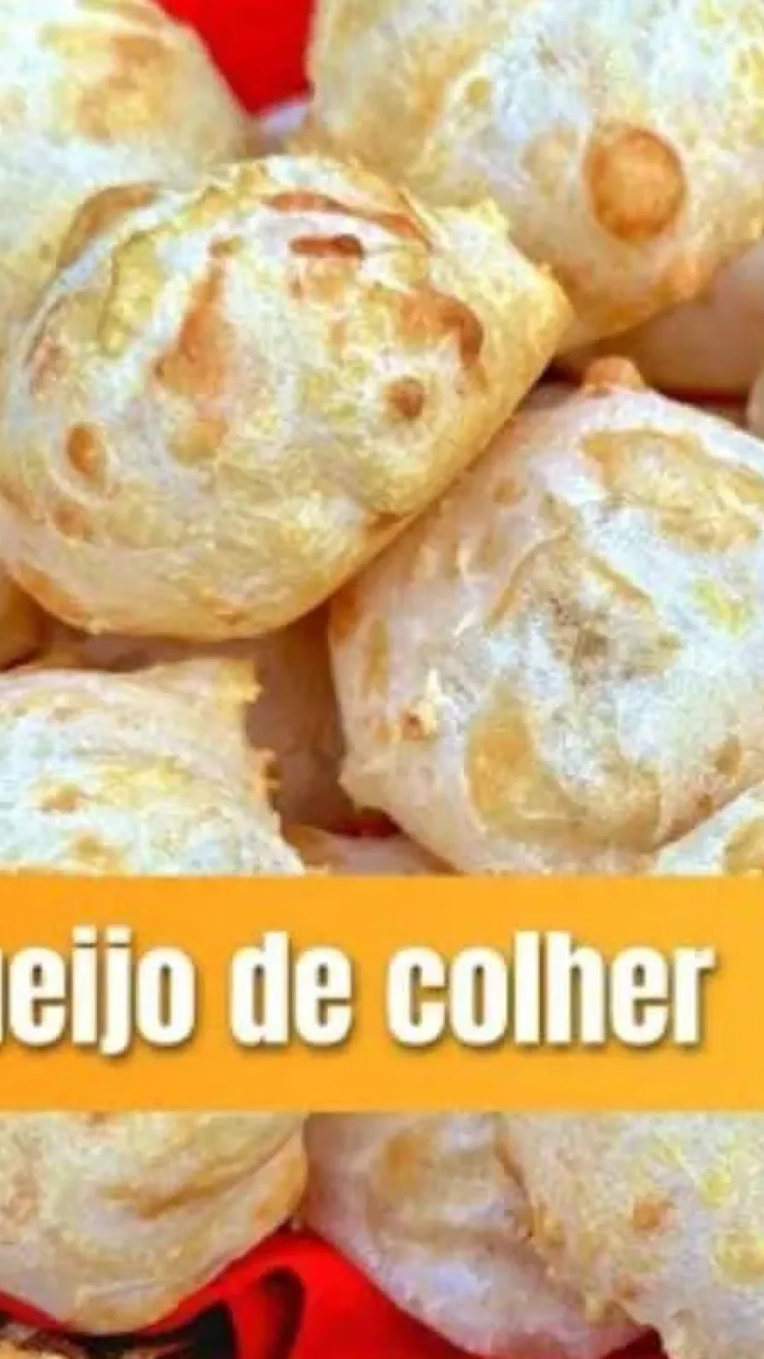 Pão de queijo de colher delicioso e que não murcha para você servir na café da tarde