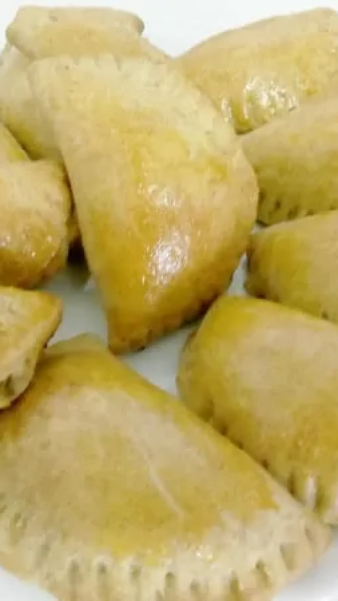 Pastel Assado com Creme de Leite