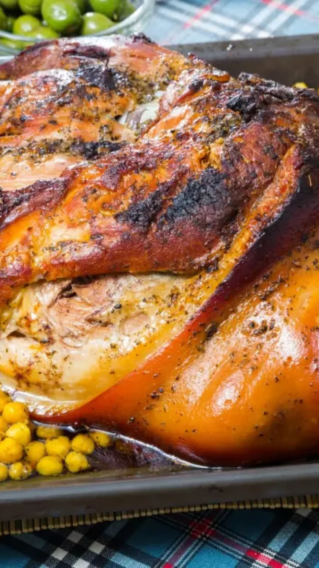 Pernil de Natal Assado