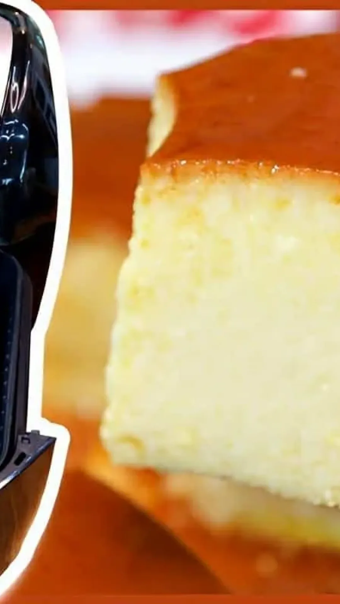 Pudim na AirFryer simples delicioso e fácil de fazer