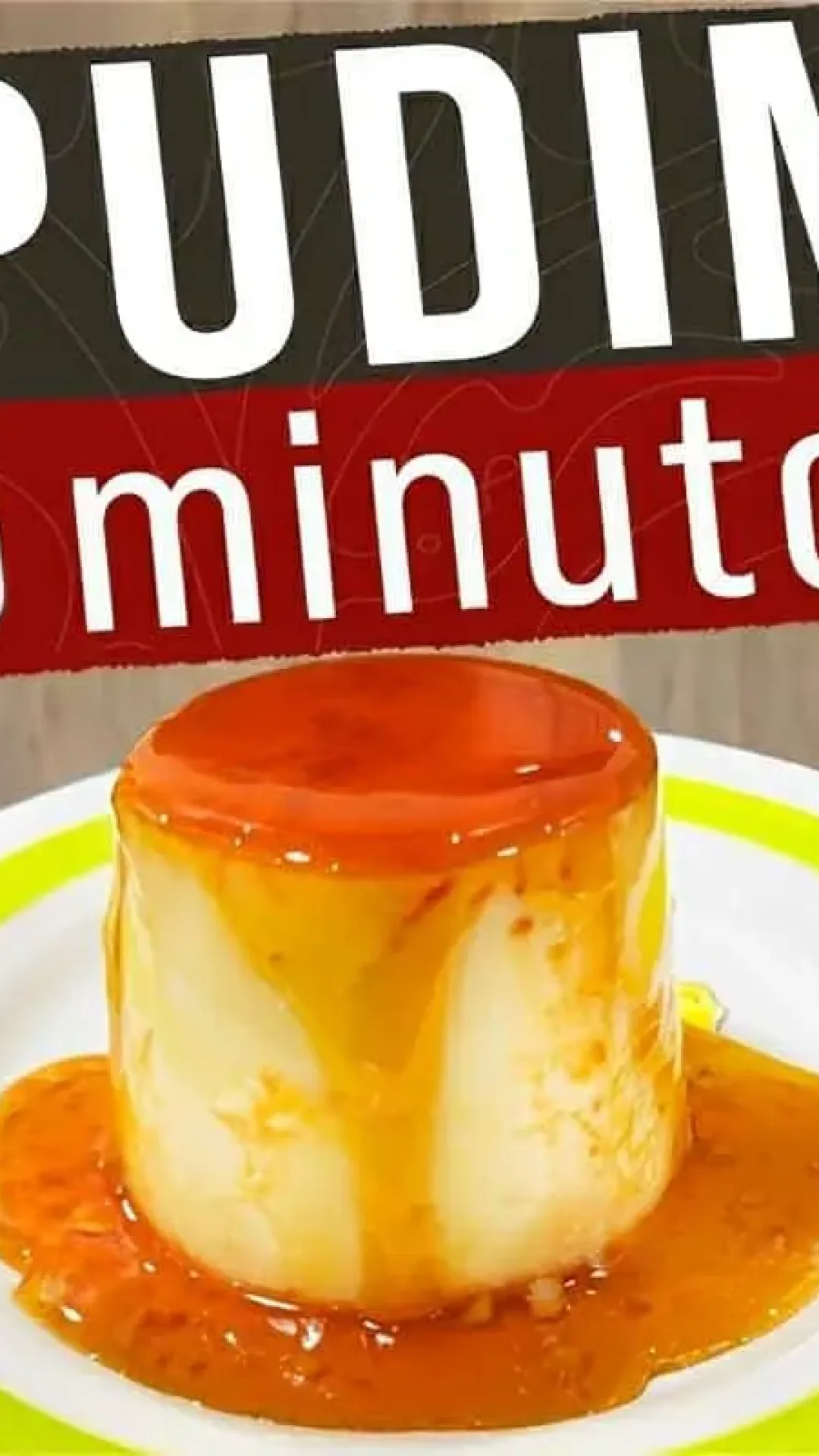Pudim na panela de pressão pronto em 5 minutos