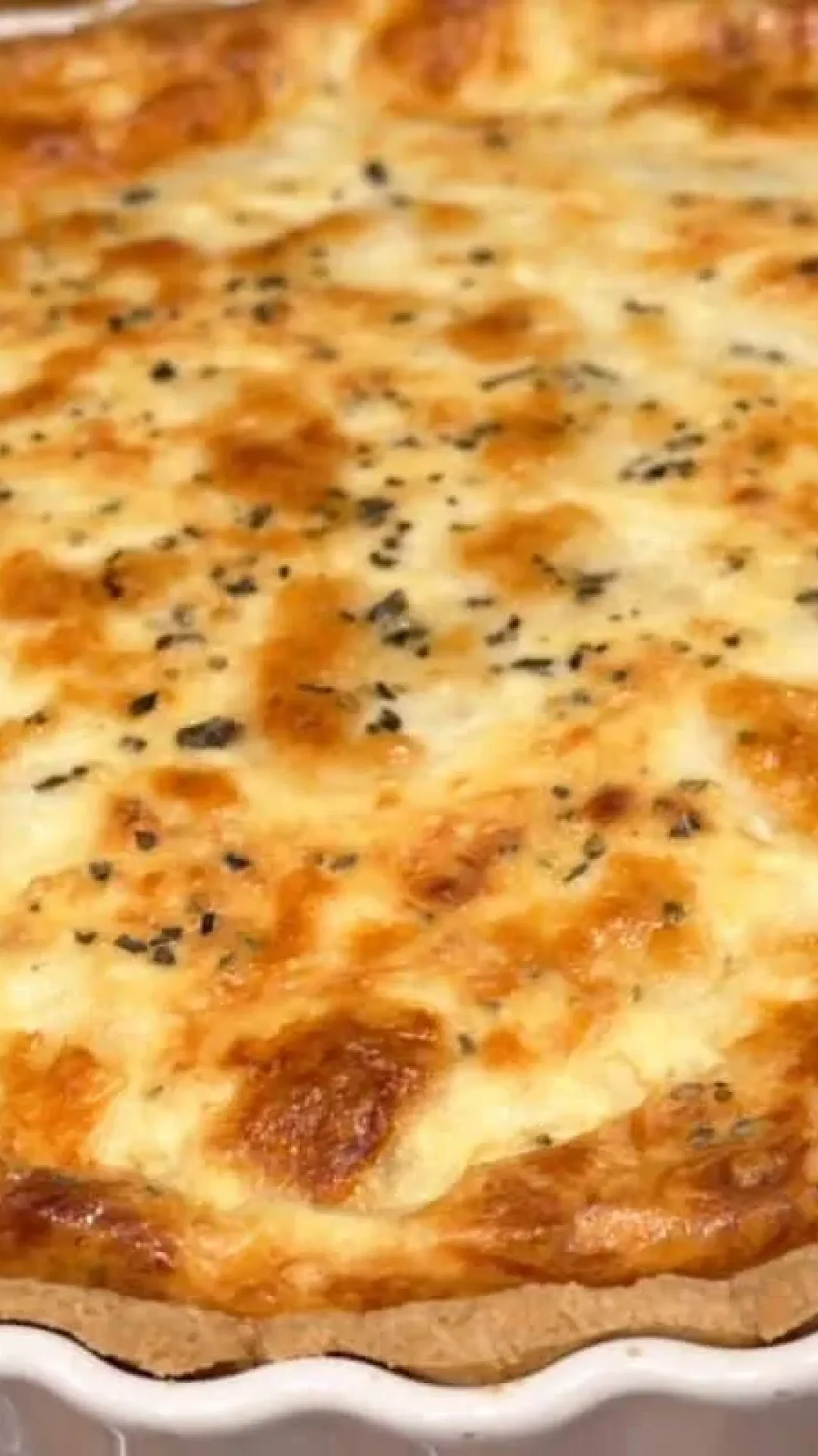 Quiche de queijo, uma receita clássica e muito suculenta para abrilhantar a sua refeição
