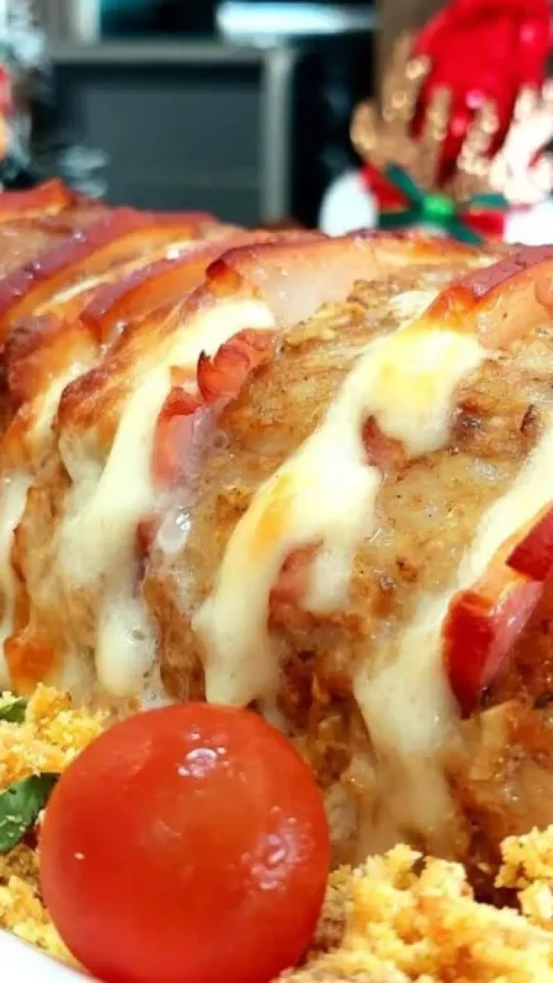 Receita de lombo suíno recheado para fazer na ceia de natal