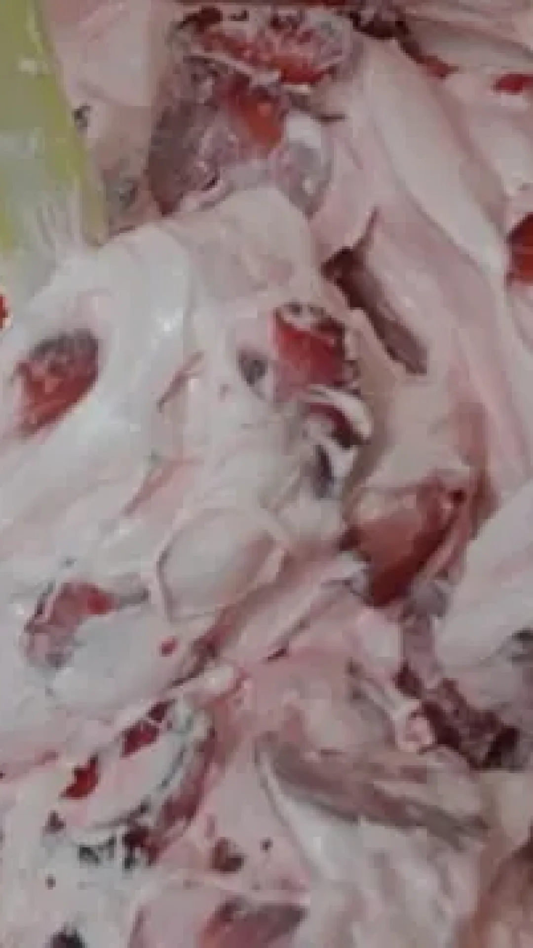 Recheio de Morango com Chantilly