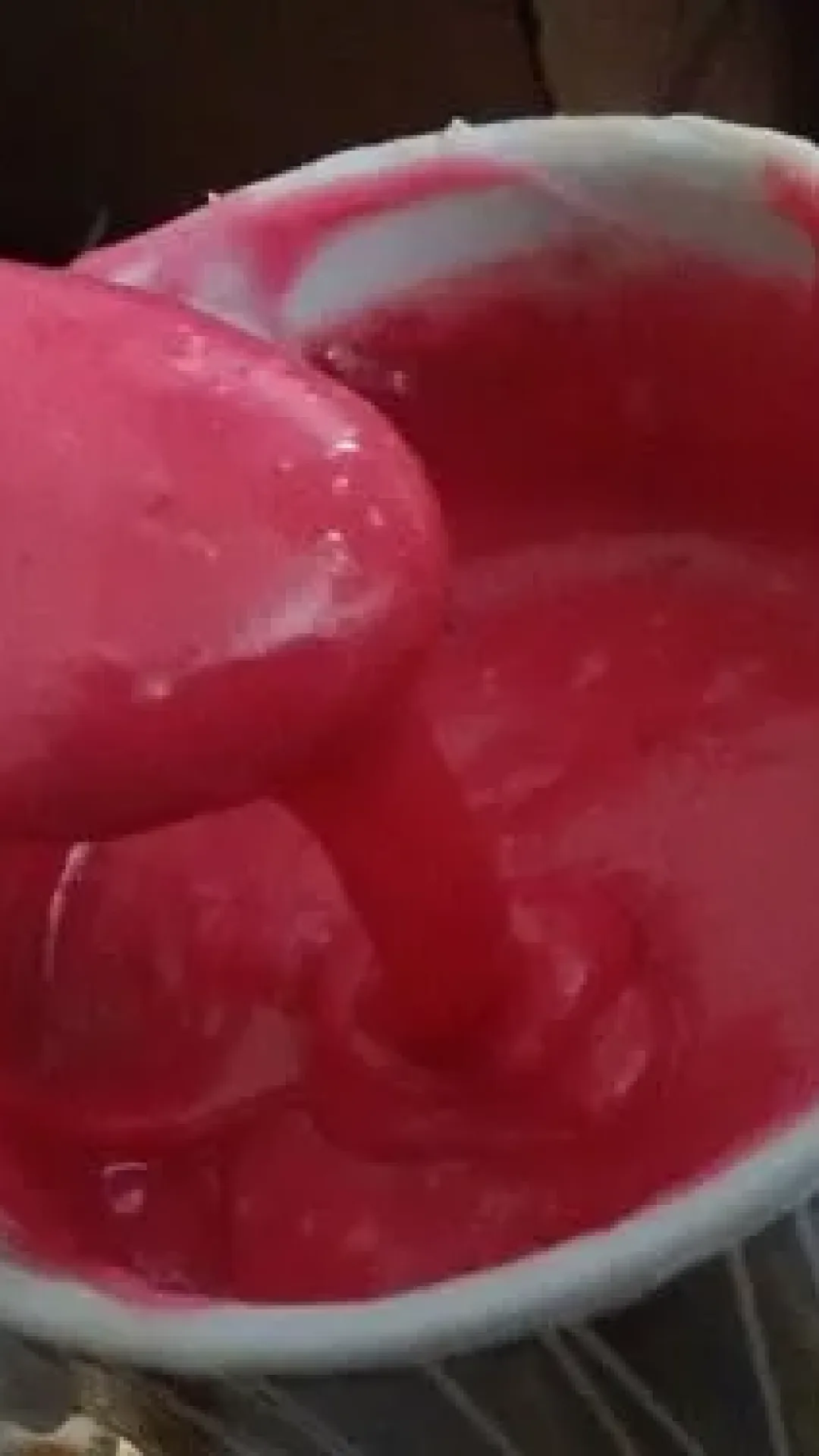 Recheio de Morango com Gelatina