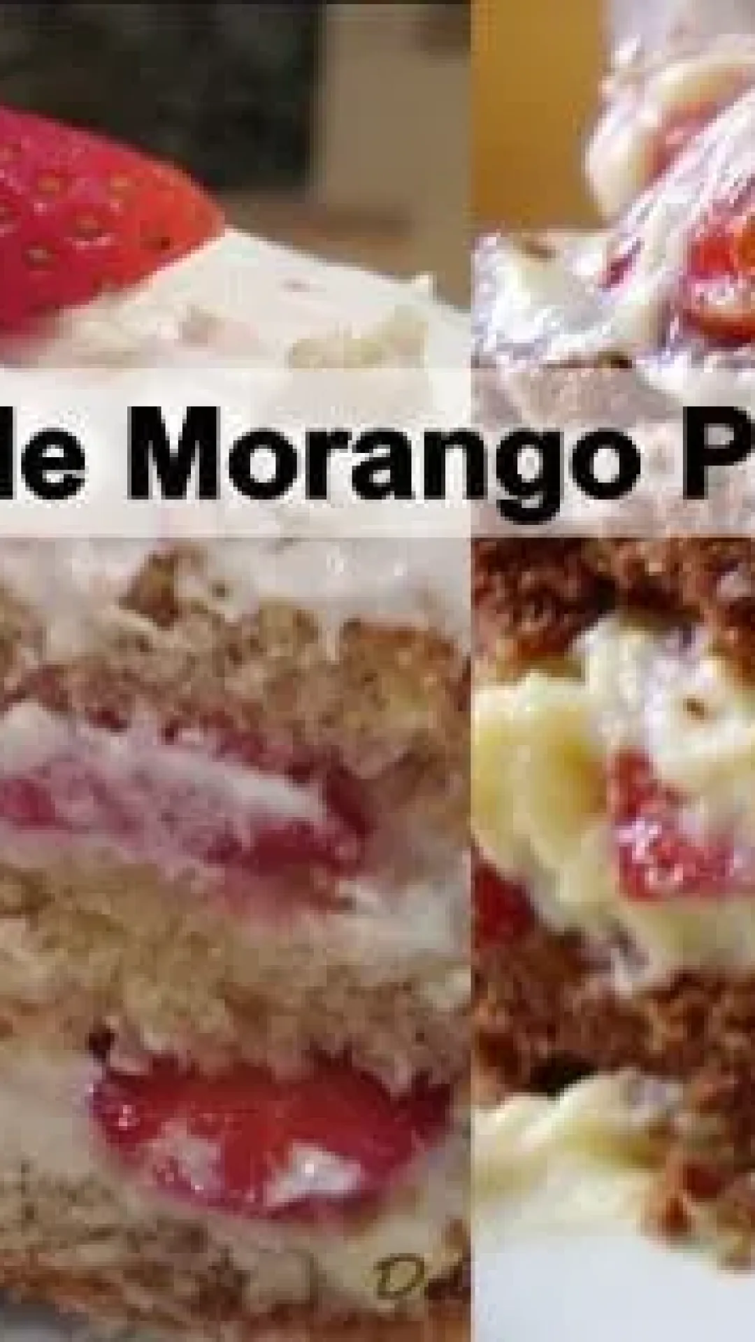 Recheio de Morango para Bolos