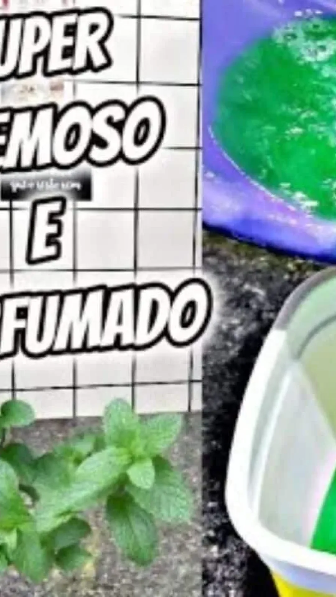 Sabonete líquido de hortelã caseiro com 4 ingredientes fácil e perfumado