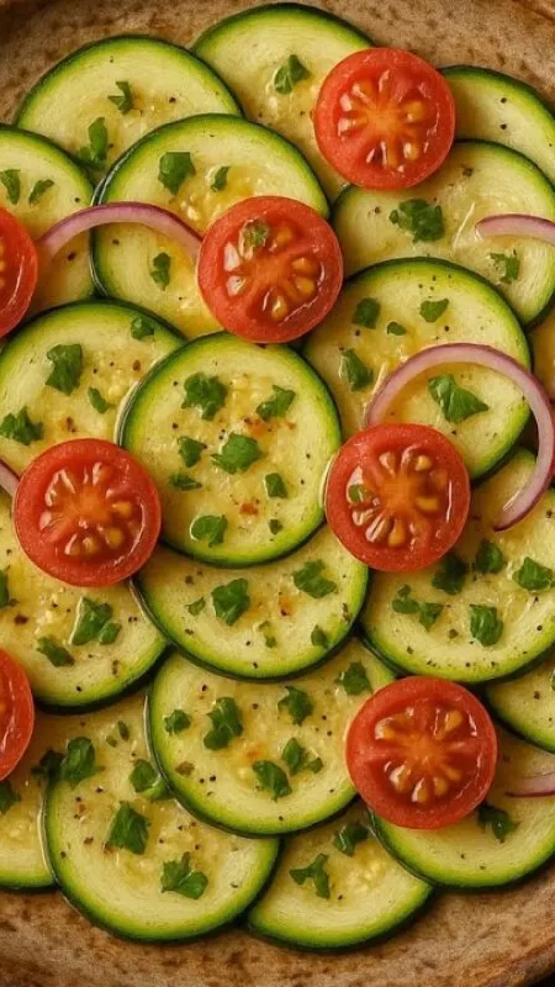 Salada de abobrinha que é leve, fica pronta em minutos e é uma opção de acompanhamento deliciosa
