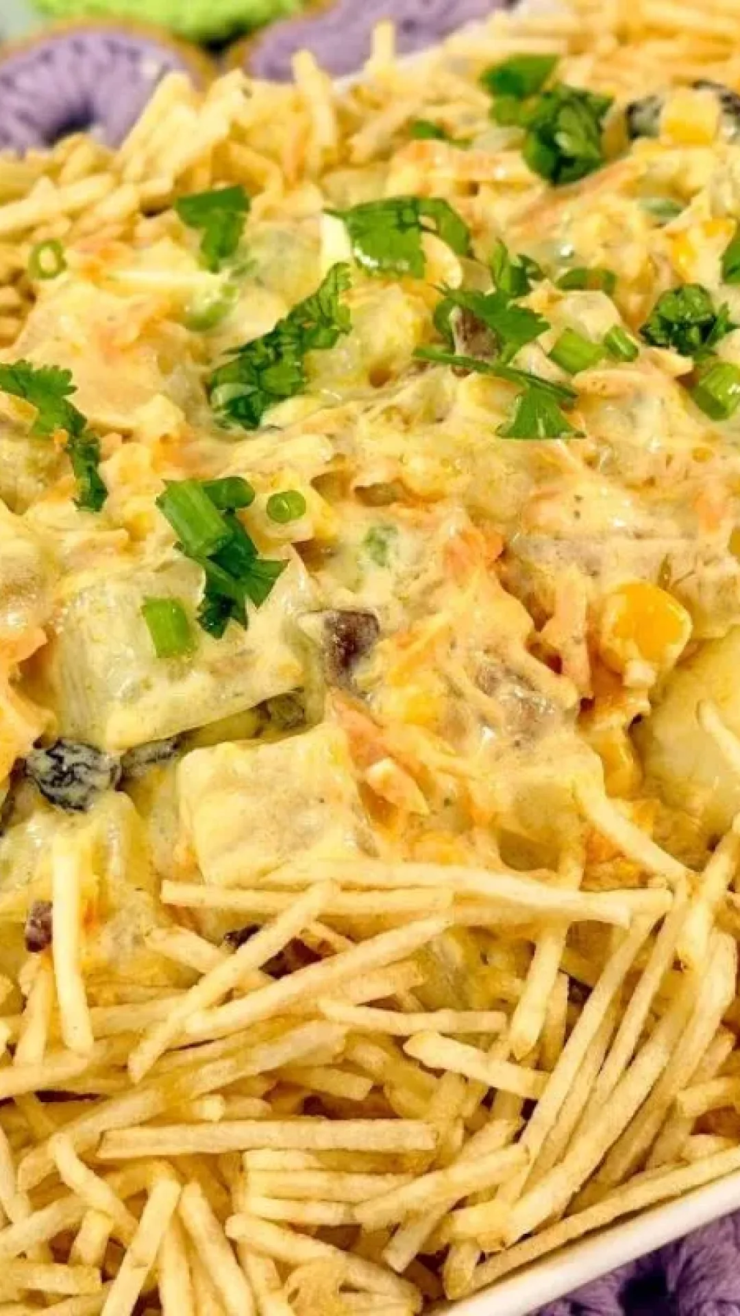 Salada de maionese com um molho especial bem cremoso para deixar todos com água na boca