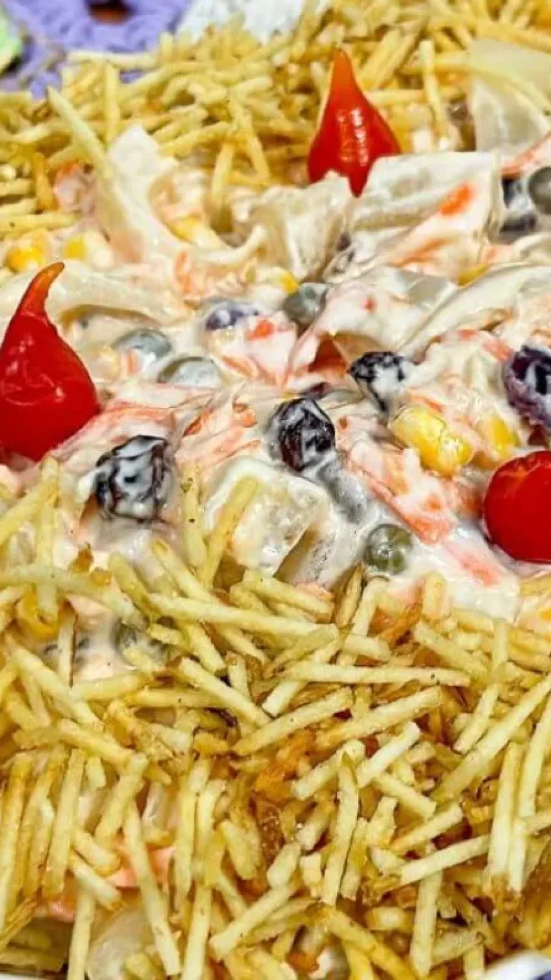 Salpicão sem frango para combinar perfeitamente com tudo no seu Natal
