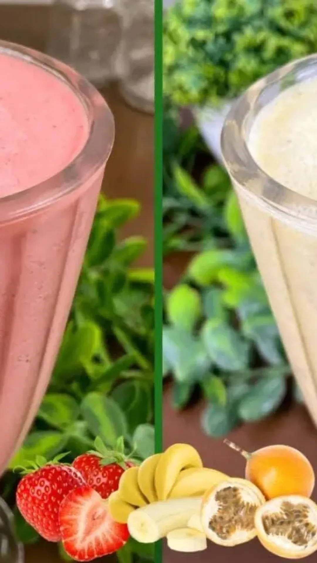 Shake de frutas sem açúcar: uma bebida deliciosa, refrescante e saudável, feita sem leite