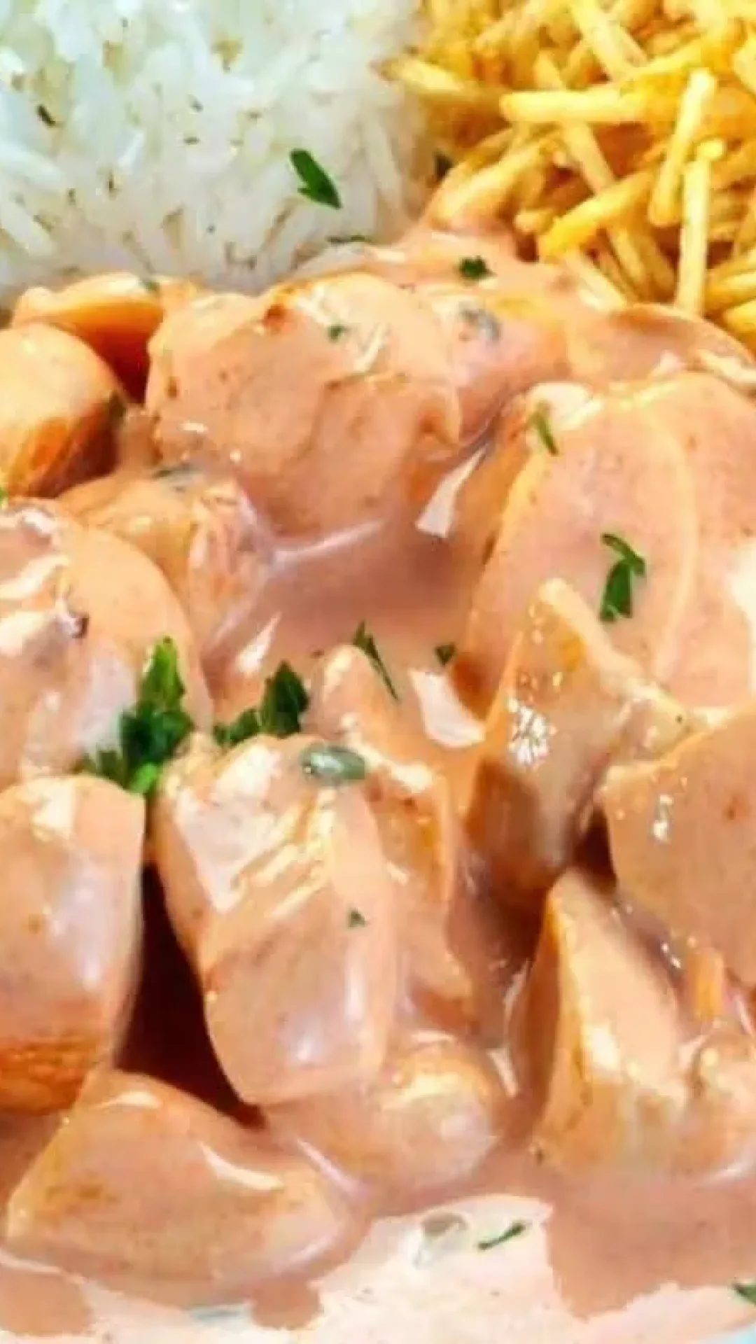 Strogonoff de frango perfeito assim você vai encontrar em restaurante de primeira