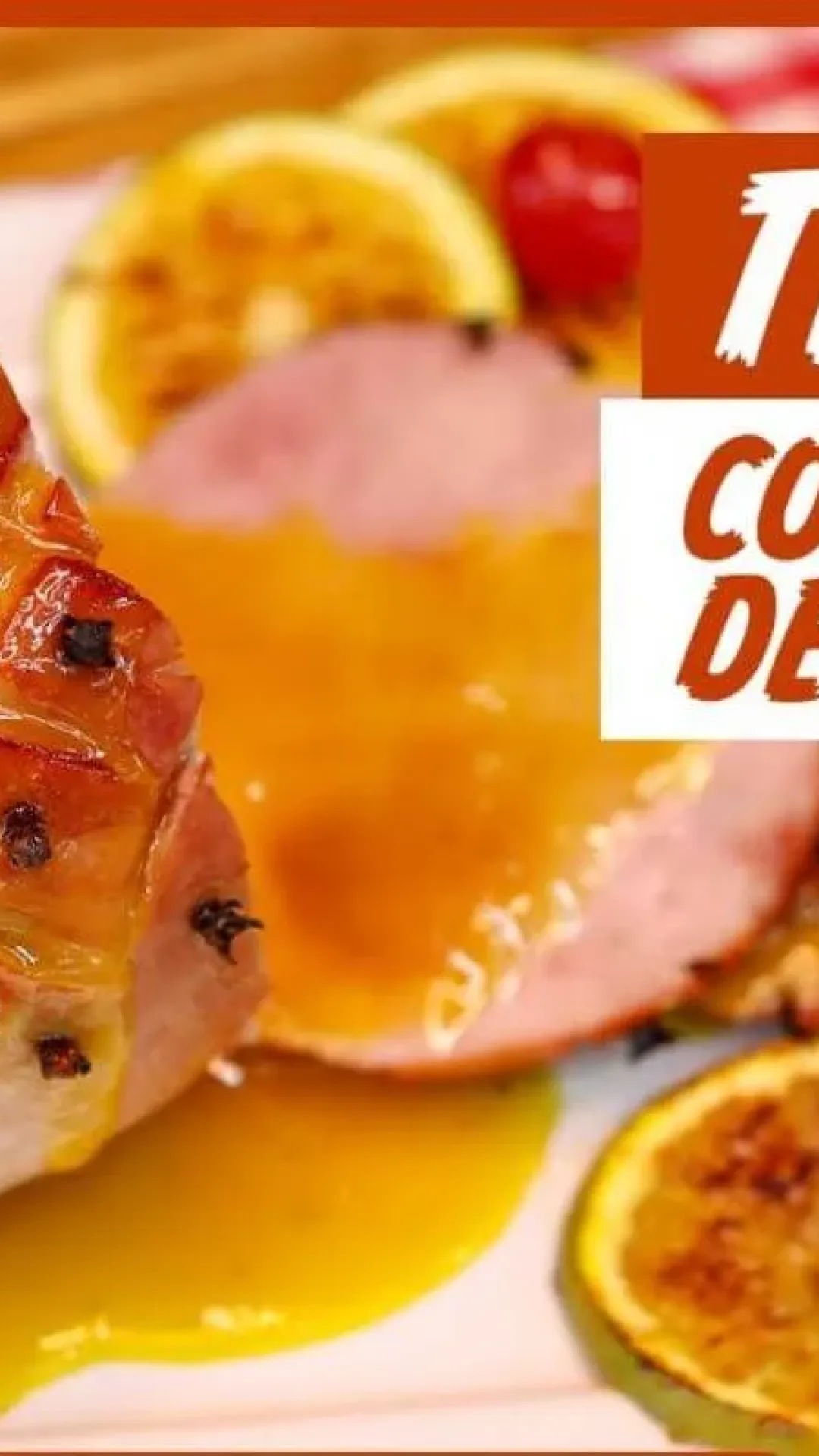 Tender com molho de laranja uma receita de chef para você fazer sua ceia de natal