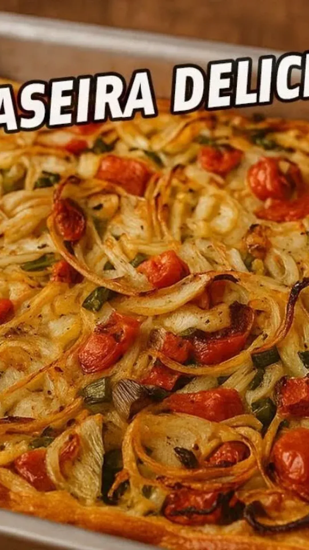 Torta de cebola muito fofa e saborosa: uma opção de lanche simples e bem econômica