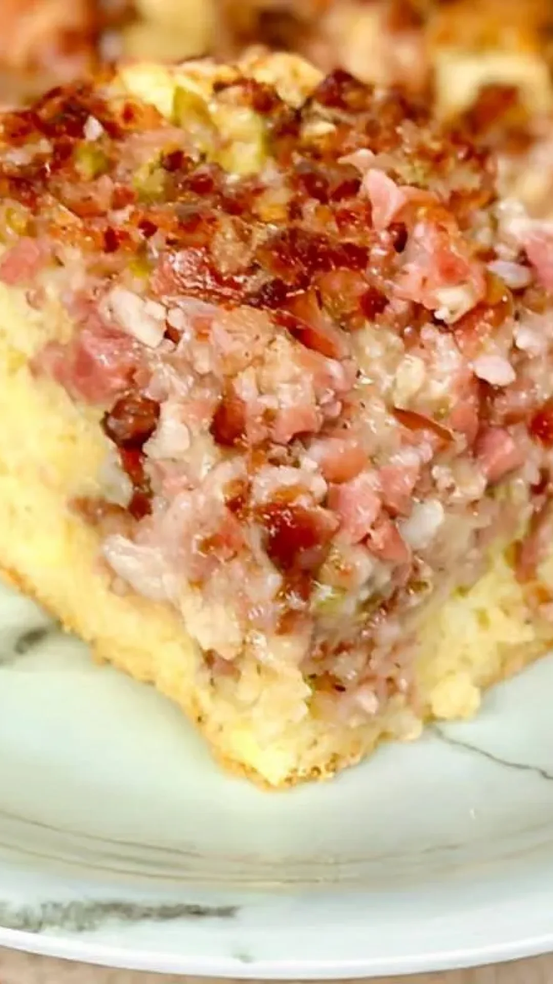 Torta de padaria com presunto e queijo feita no liquidificador perfeita para o lanche
