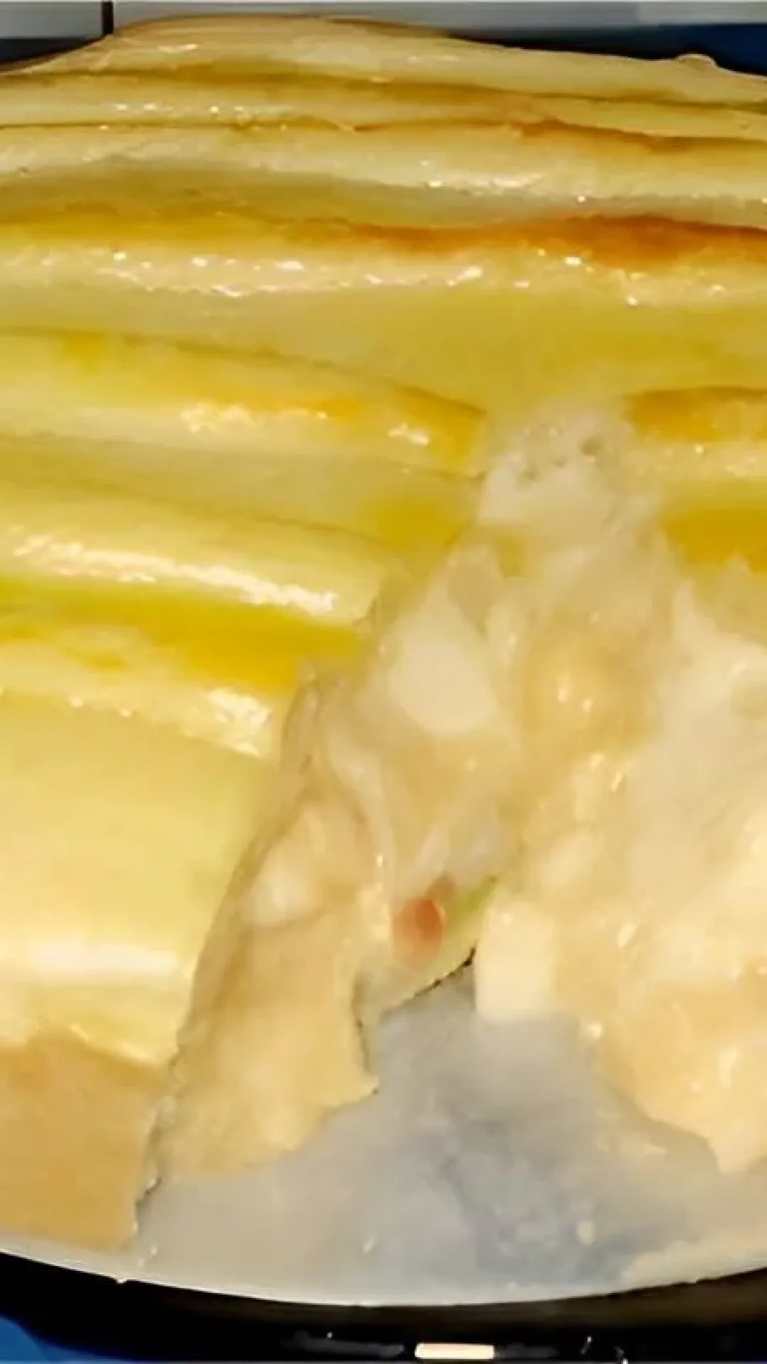 Torta de palmito cremosa com massa que derrete na boca e recheio delicioso