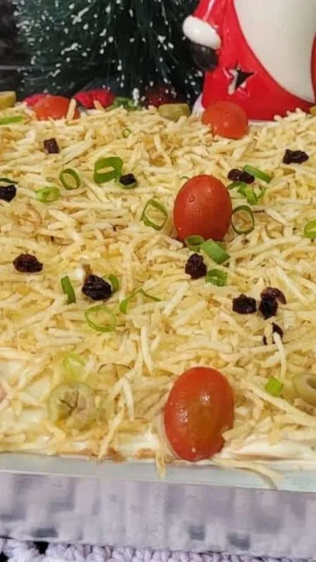 Torta salpicão de natal deliciosa e todo mundo vai adorar na sua festa de fim de ano