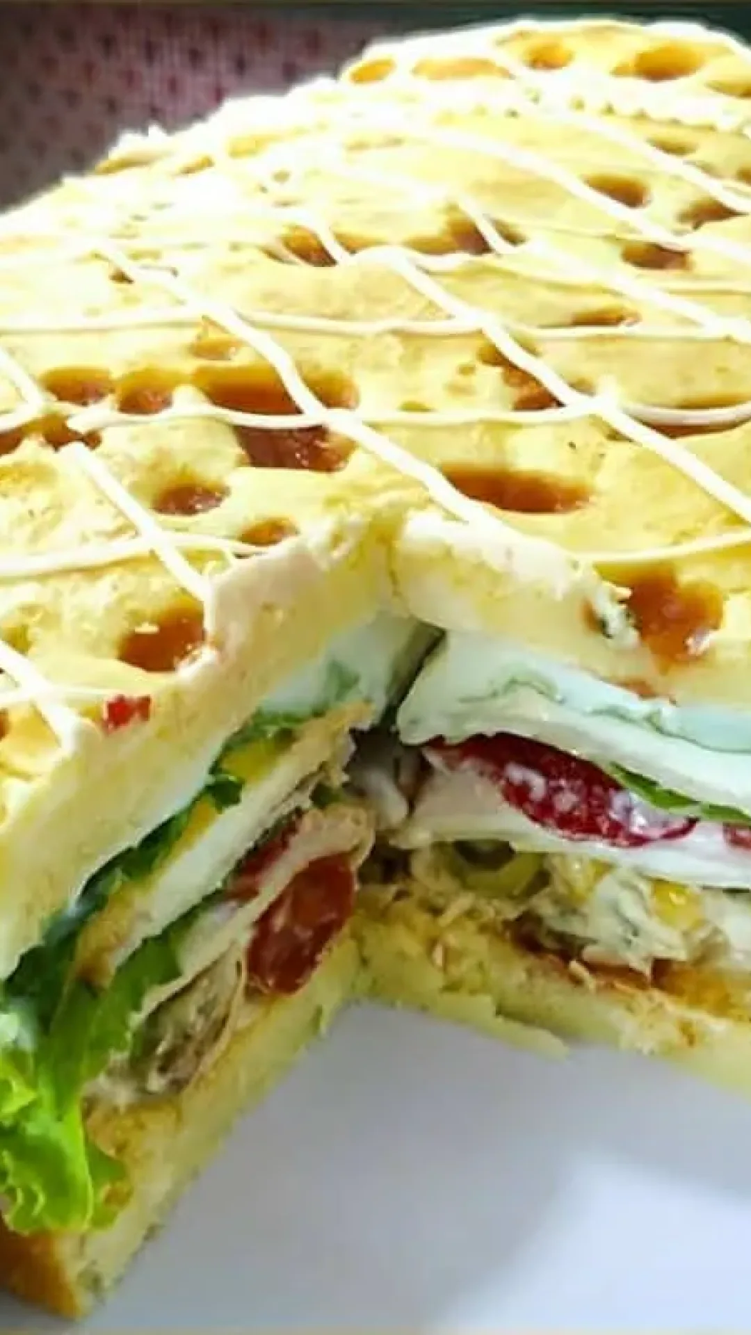 Torta tropical simples e prática uma entrada perfeita para sua ceia de natal