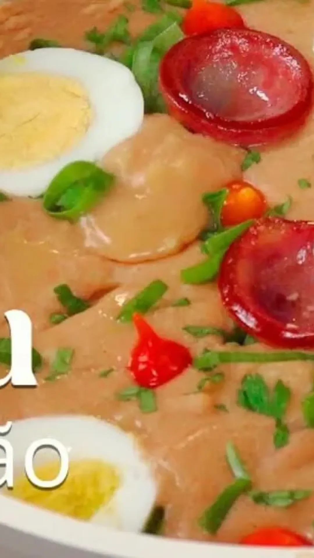Tutu de feijão gostoso e completo igual de restaurante mineiro