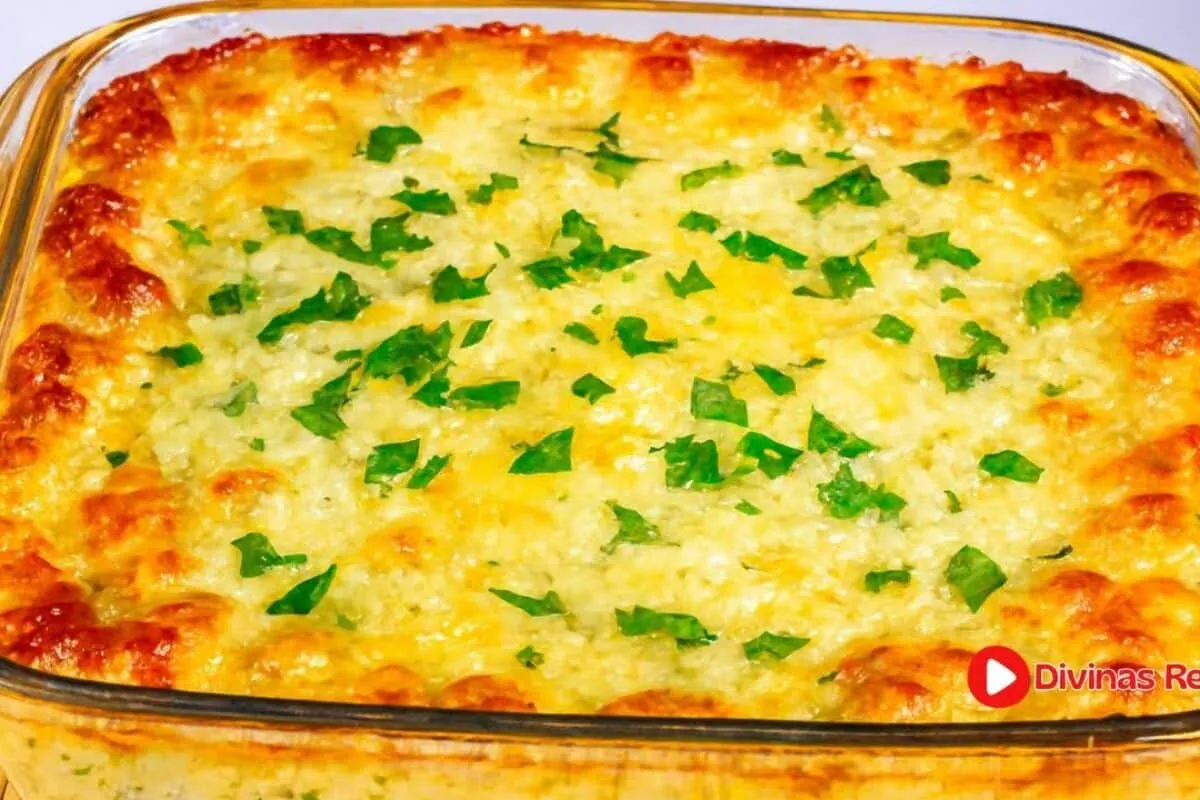 Suflê de chuchu que é muito fofinho e nutritivo, um acompanhamento saboroso, leve e rápido