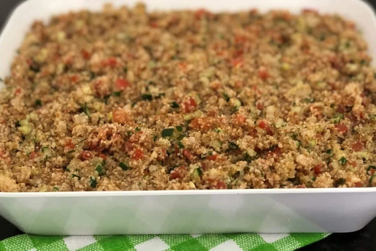 Tabule fácil de fazer e muito refrescante para acompanhar o seu jantar em família