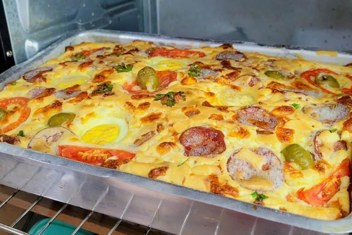 Torta Bauru super especial de pizza: fácil e deliciosa para o lanche da família