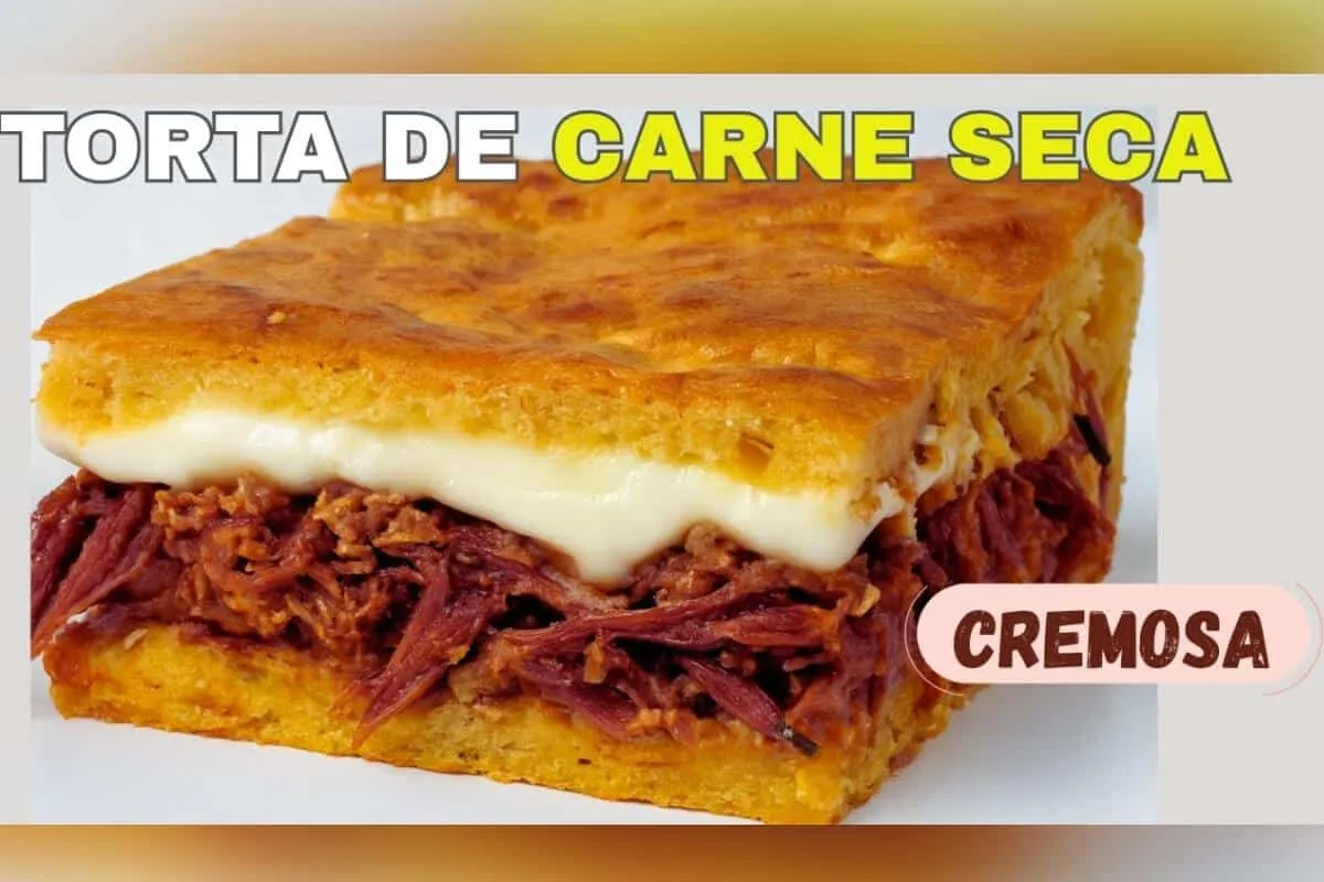 Torta cremosa de carne seca: uma gostosura fácil que você faz no liquidificador