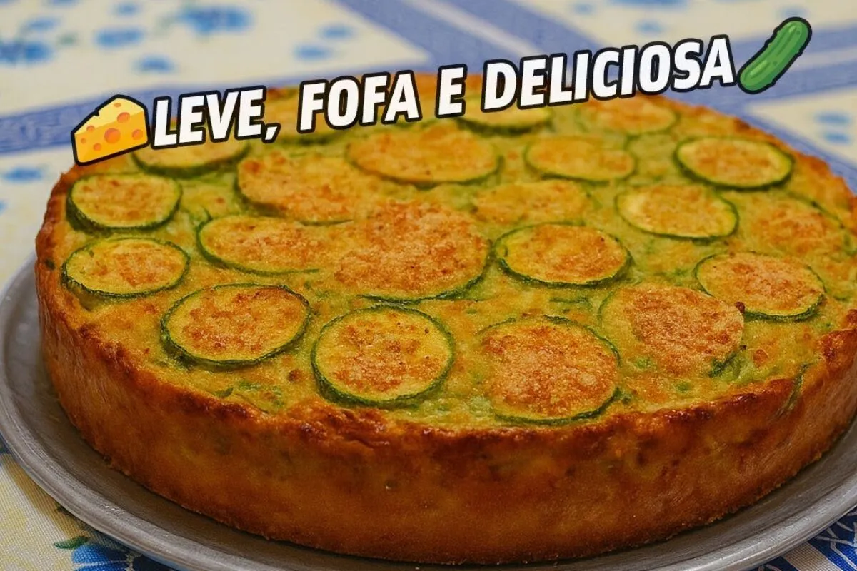 Torta de abobrinha: receita fácil e prática que fica pronta em poucos minutos para o seu almoço.