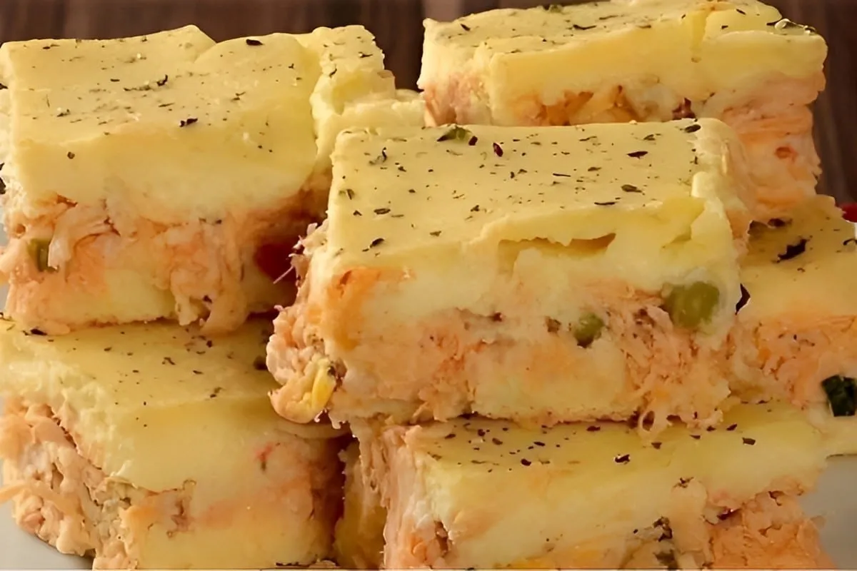 Torta de batata com frango e requeijão uma torta cremosa que sua família vai adorar