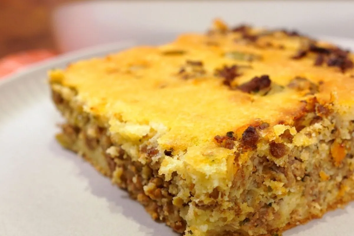 Torta de carne moída rápida de fazer para seu lanche ou jantar