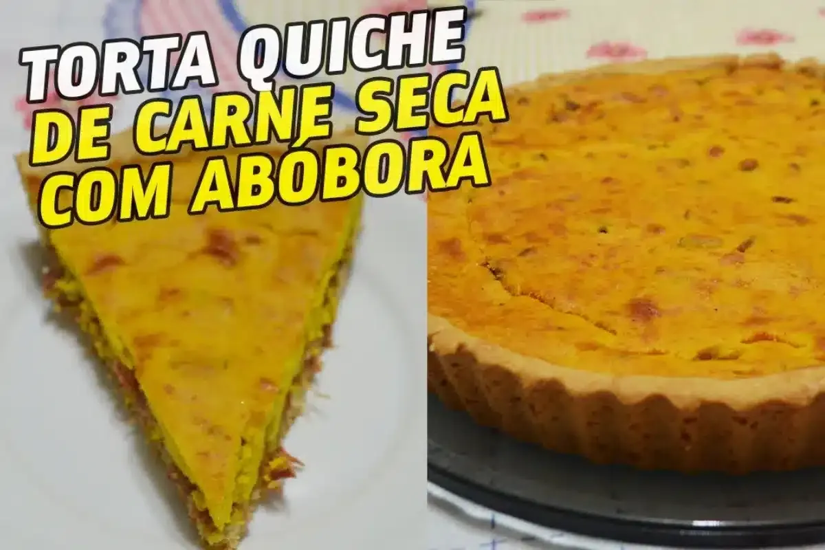 Torta de carne seca com abóbora: veja como fazer essa combinação deliciosa que fica incrivelmente cremosa e saborosa