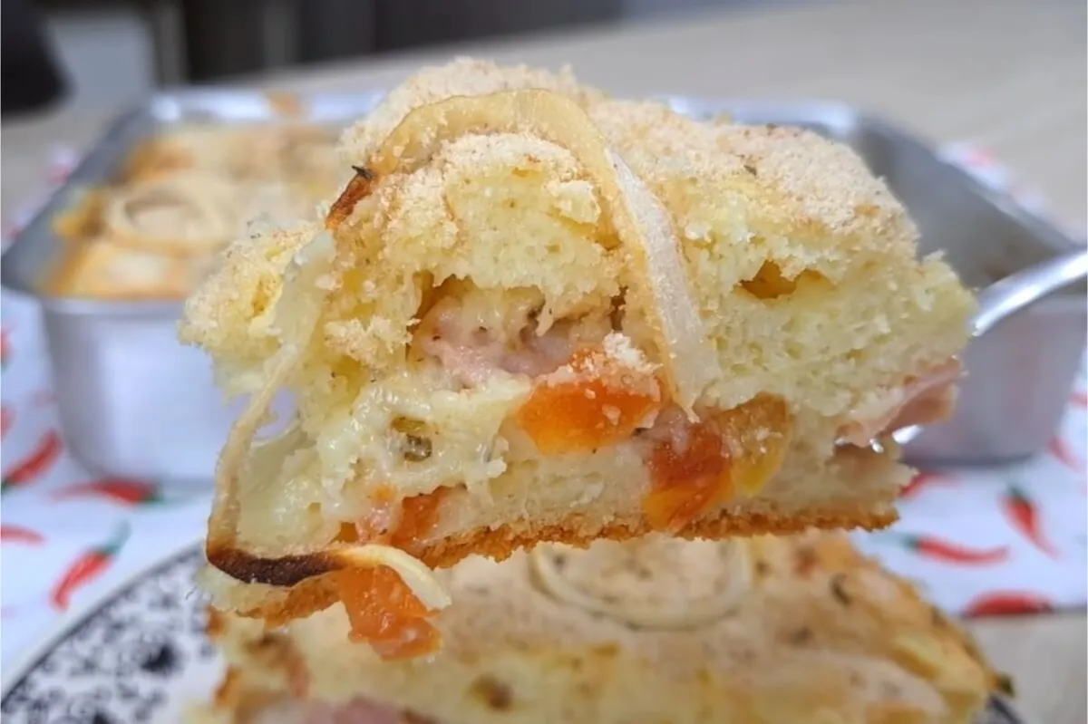 Torta de cebola com queijo: ótima para substituir o jantar no fim de semana