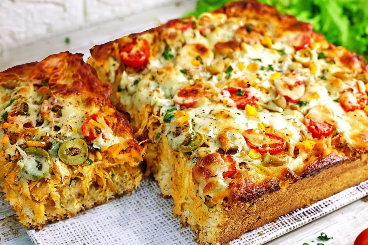 Torta de frango com massa diferente super saborosa e perfeita para qualquer ocasião