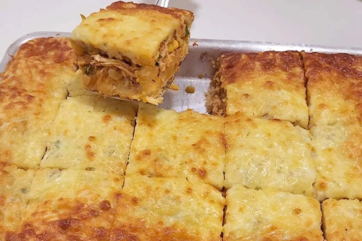 Torta de frango deliciosa e especial, ideal para qualquer ocasião, que será um sucesso em sua casa
