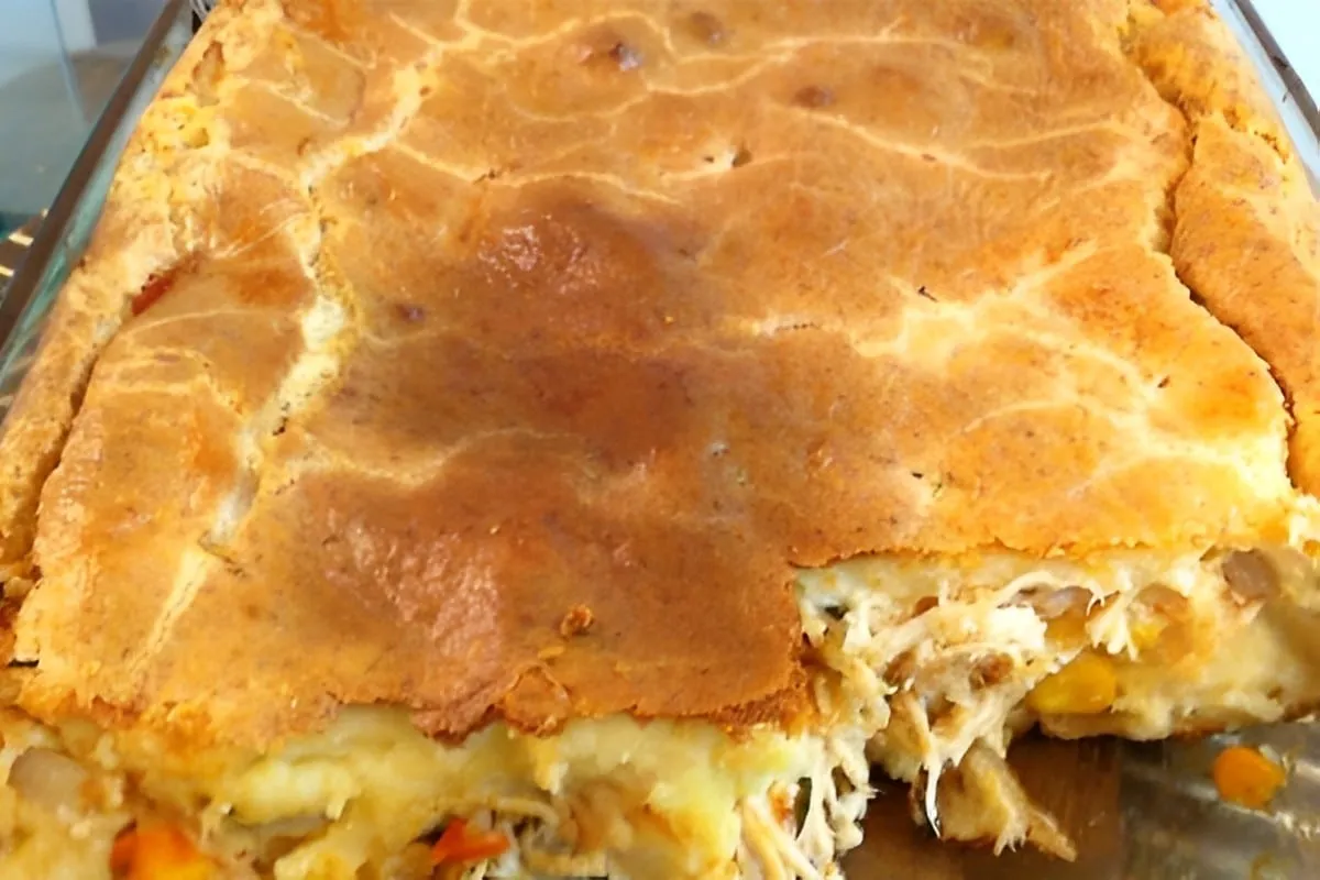 Torta de frango e palmito essa eu tenho que fazer em casa toda semana