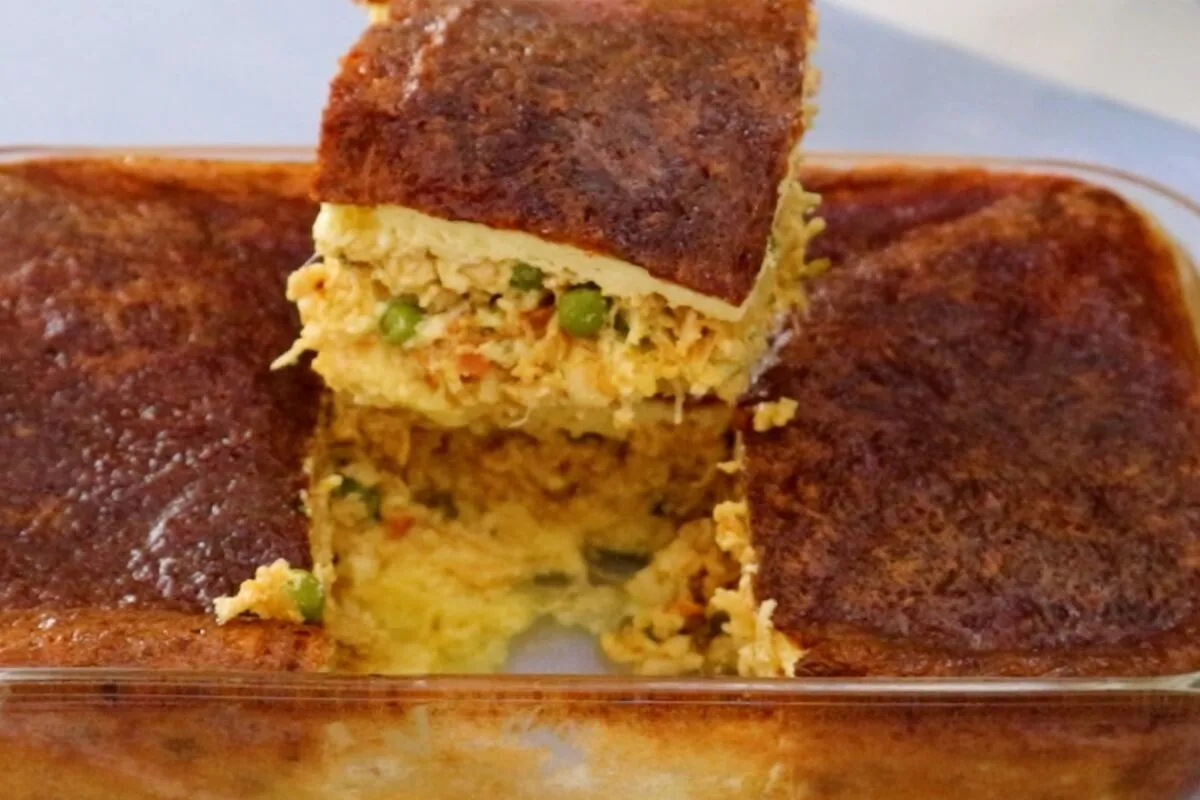 Torta de frango sem massa super leve e sem farinha, perfeita para qualquer refeição