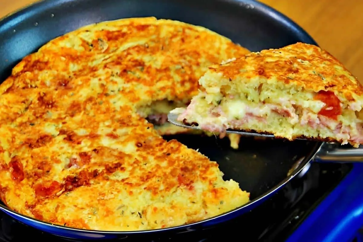 Torta de frigideira que fica pronta em 10 minutos  até quem não sabe cozinhar consegue fazer