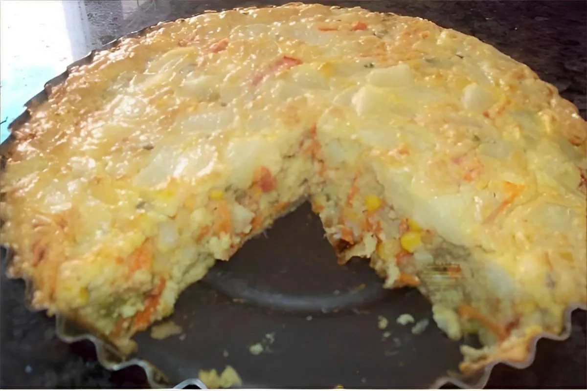 Torta de legumes de liquidificador uma torta leve saudável pro seu lanche ou jantar
