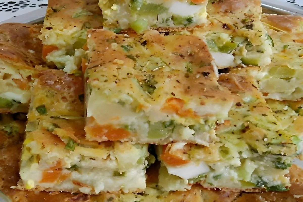 Torta de legumes feita no liquidificador as crianças adoram e fica uma delícia
