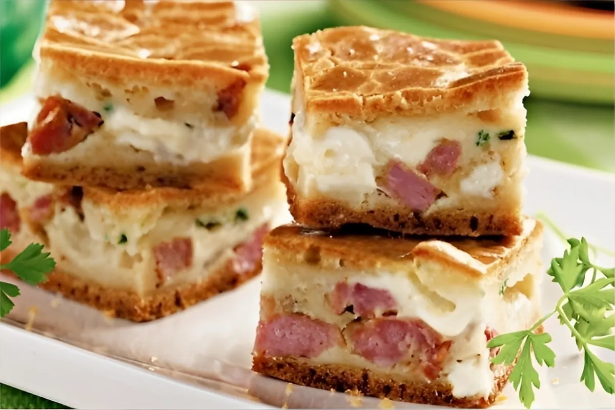 Torta de linguiça com requeijão feita no liquidificador simples fácil e rápida