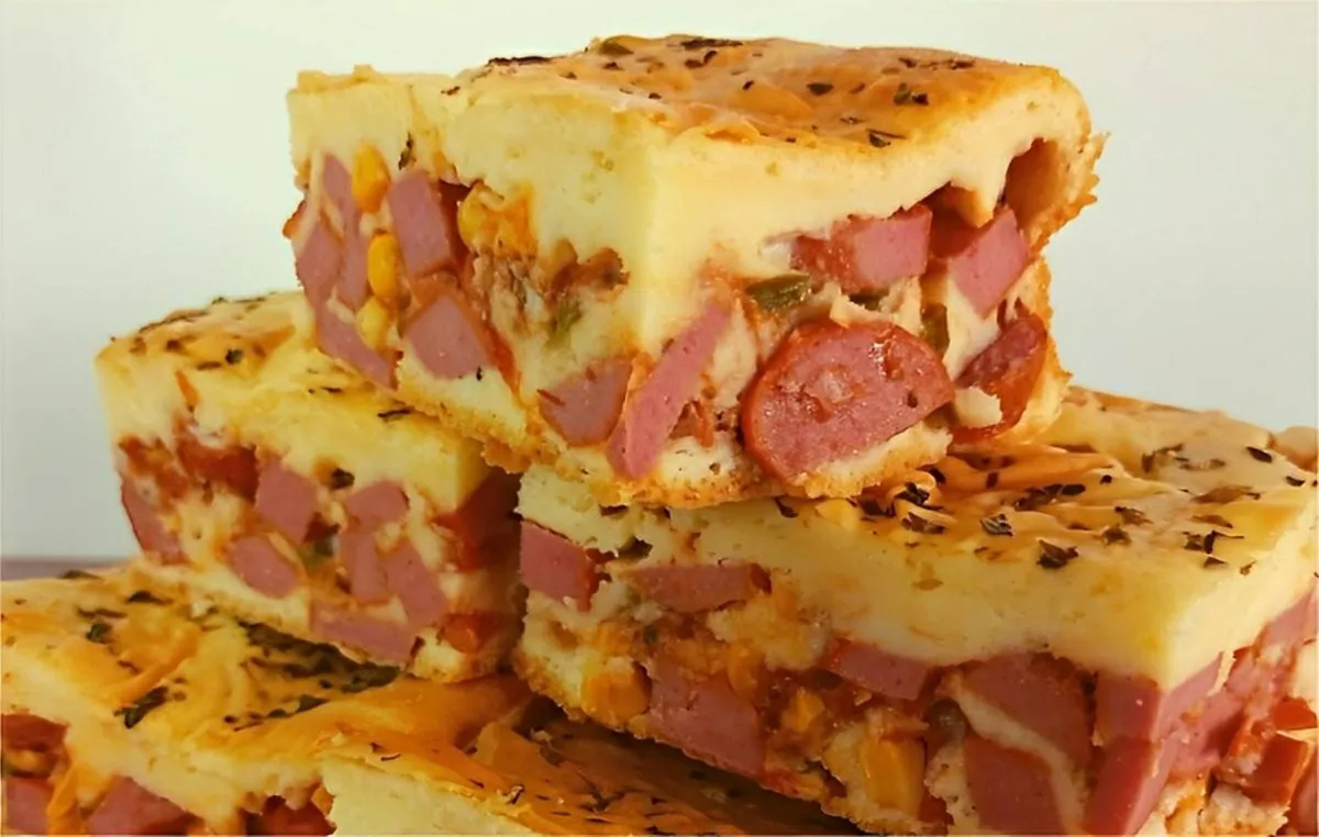 Torta de salsicha de liquidificador uma torta pra fazer gastando pouco e que fica uma delícia