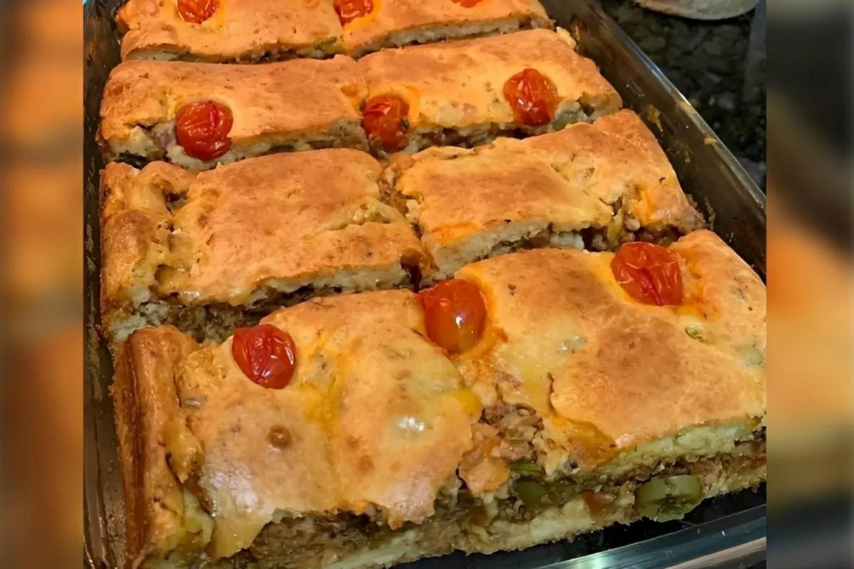 Torta de sardinha de liquidificador um lanche rápido perfeito para qualquer dia da semana