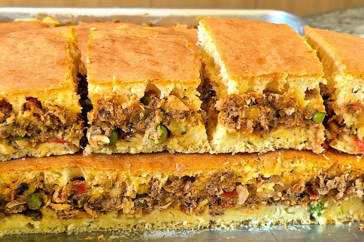 Torta de sardinha prática, fofinha e perfeita para seu lanche da tarde ou até mesmo o jantar