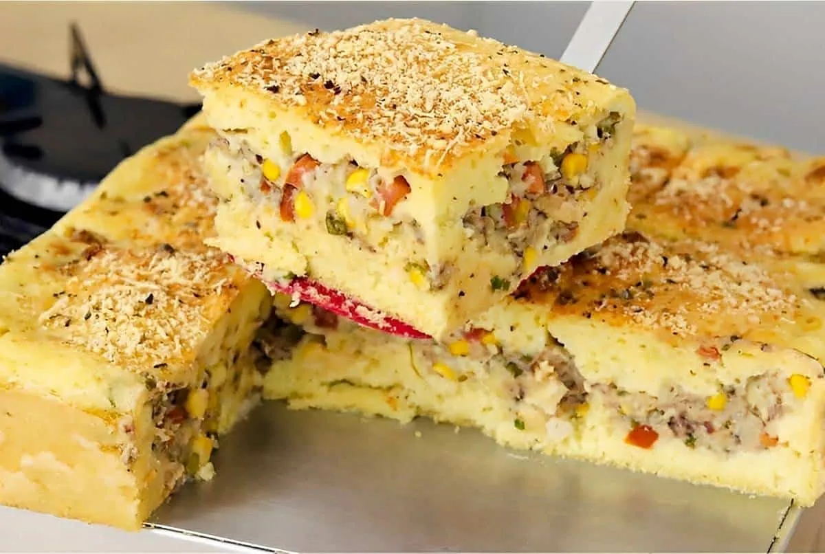 Torta de sardinha simples e rápida feita no liquidificador e fica uma delícia