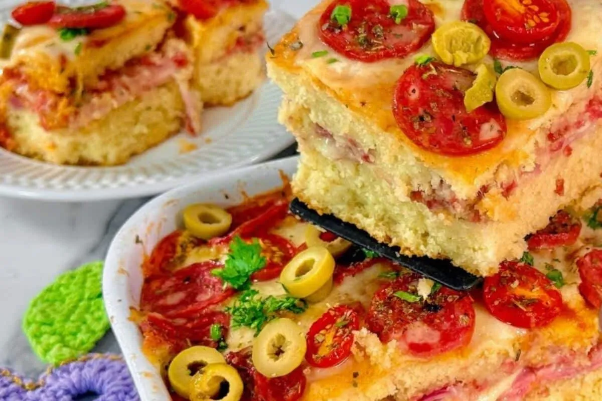 Torta pizza super prática e fácil de fazer perfeita para aquele lanche especial da família