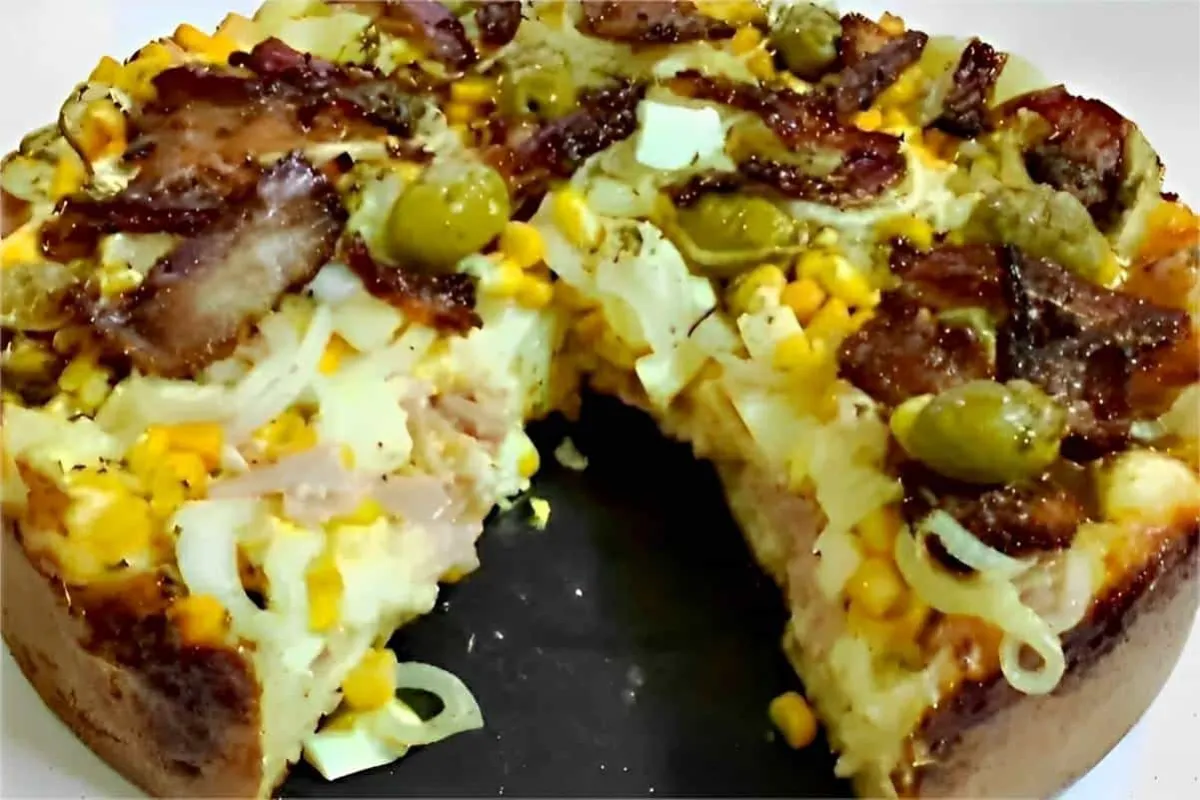 Torta portuguesa de liquidificador uma torta prática e deliciosa para servir no lanche
