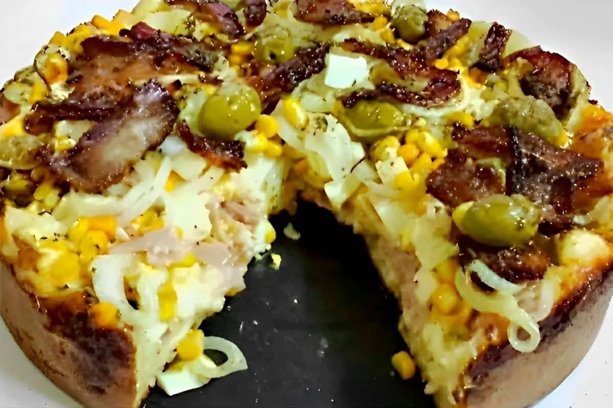 Torta portuguesa de liquidificador uma torta simples e prática perfeita para o seu lanche