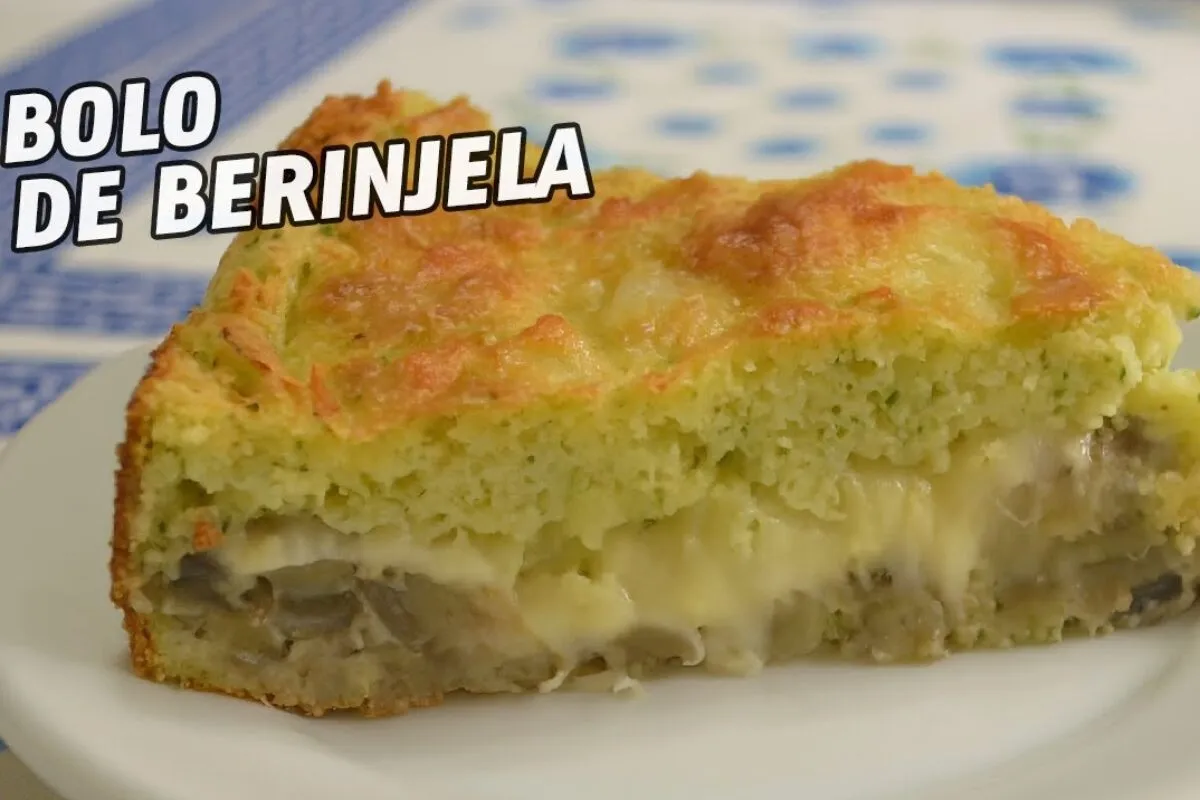 Torta recheada de berinjela saborosa e nutritiva: prato que pode agradar em qualquer refeição