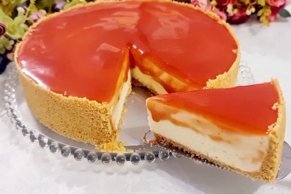 Torta Romeu e Julieta: uma cheesecake leve, deliciosa e sem forno