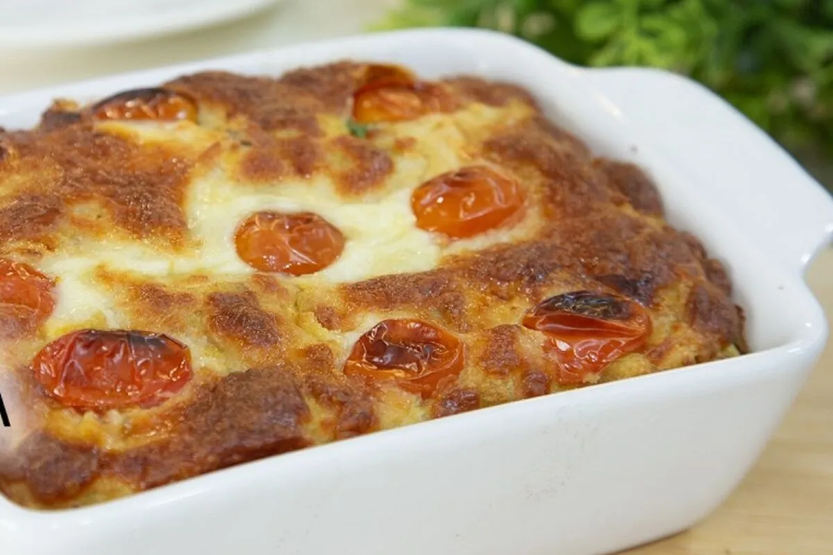 Torta salgada low carb feita de um jeito bem simples, uma opção saudável e deliciosa para você saborear sem culpa